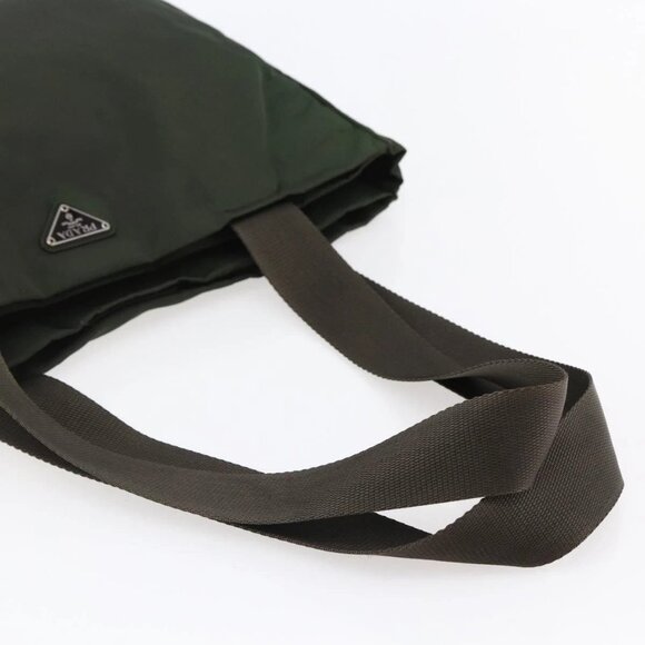 PRADA Tote Bag Nylon Khaki Auth bs30153 - Picture 8 of 16